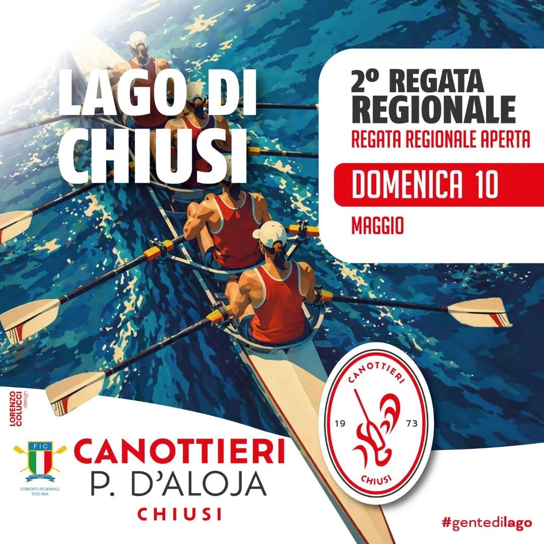 cronosprato's tweet photo. Domenica 10 Mag 2026 presso Lago di Chiusi (SI) - CronoPrato impegnato nel servizio di cronometraggio 2° Regata Regionale Aperta 🚣‍♀️⏱🚣
@federcronos 
@canottaggio1888 
#cronometristi #cronoprato #cronos #timekeepers #FIC #canottaggio #rowing https://t.co/ryIuGzD05Y
