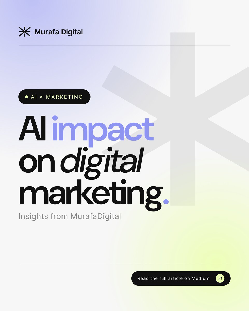 ArizLive's tweet photo. 👉 Read the full article on Medium to explore insights from MurafaDigital on how AI is transforming modern marketing practice - https://t.co/vLYJmHUHKW

#AIMarketing #DigitalMarketing #MurafaDigital https://t.co/wOXvFiRBv2