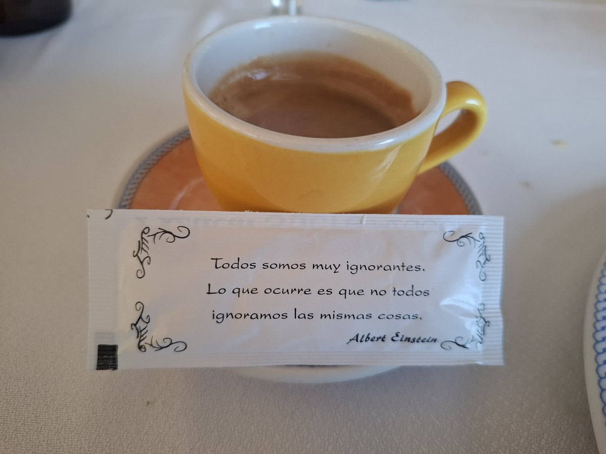 El oráculo del café ha hablado...