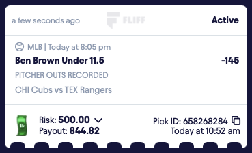 Let me put y'all on FREE profit...

Courtesy of the <a href="/OddsJam/">OddsJam.com</a> Arbitrage Tool 👇

Ben Brown OVER 11.5 PO = $32.87 PROFIT
Ben Brown UNDER 11.5 PO = $32.01 PROFIT

Lunch = paid for ✅