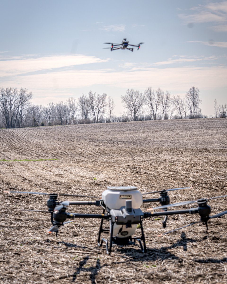 Birkeys's tweet photo. 🚨 Drones are available at Birkey's! Contact your local Precision Farming Specialist to learn more or schedule a test flight at your farm. https://t.co/HKULNQJKoi