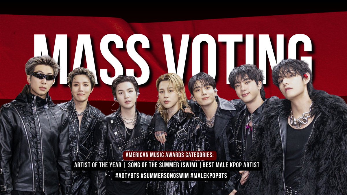 ☄️ MASS VOTING STARTS NOW!

LAST 4 HOURS LEFT TO VOTE!
THERE IS NO NEXT TIME. WE MUST WIN NO MATTER WHAT. LET'S DO OUR BEST UNTIL THE END. VOTE NOW!

Vote here: (vote.theamas.com)
Guide: bit.ly/BVU_2026AMAs

🌎: ONE MORE NIGHT AMARMY