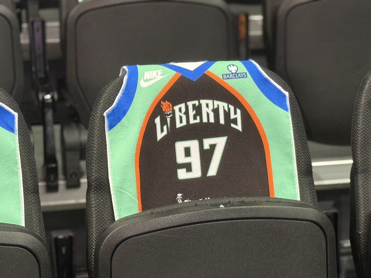 MylesEhrlich's tweet photo. All fans in attendance at Barclays tonight will receive a towel that looks like these new ‘97 throwbacks. https://t.co/dJ92z0TaYu