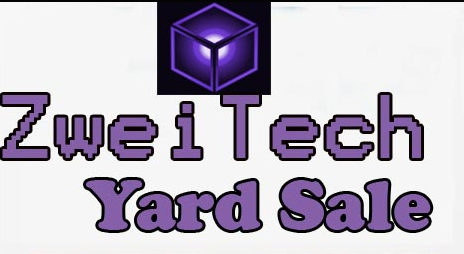 badendingdll's tweet photo. -The ZweiTech Yard Sale is officially open-

There are tables as far as the eye can see, they stretch all the way back to the scrap yard, its pretty impressive. Zwei is sitting in her throne nearby the lemonade stand. 

Cute drones are working the stand for her. https://t.co/sVKY8GvI57