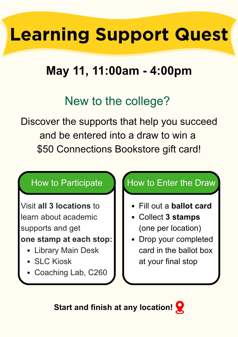 Algonquin College Library tweet media