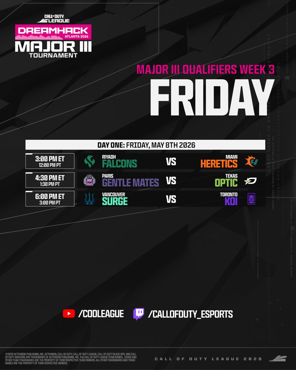 Call of Duty League tweet media