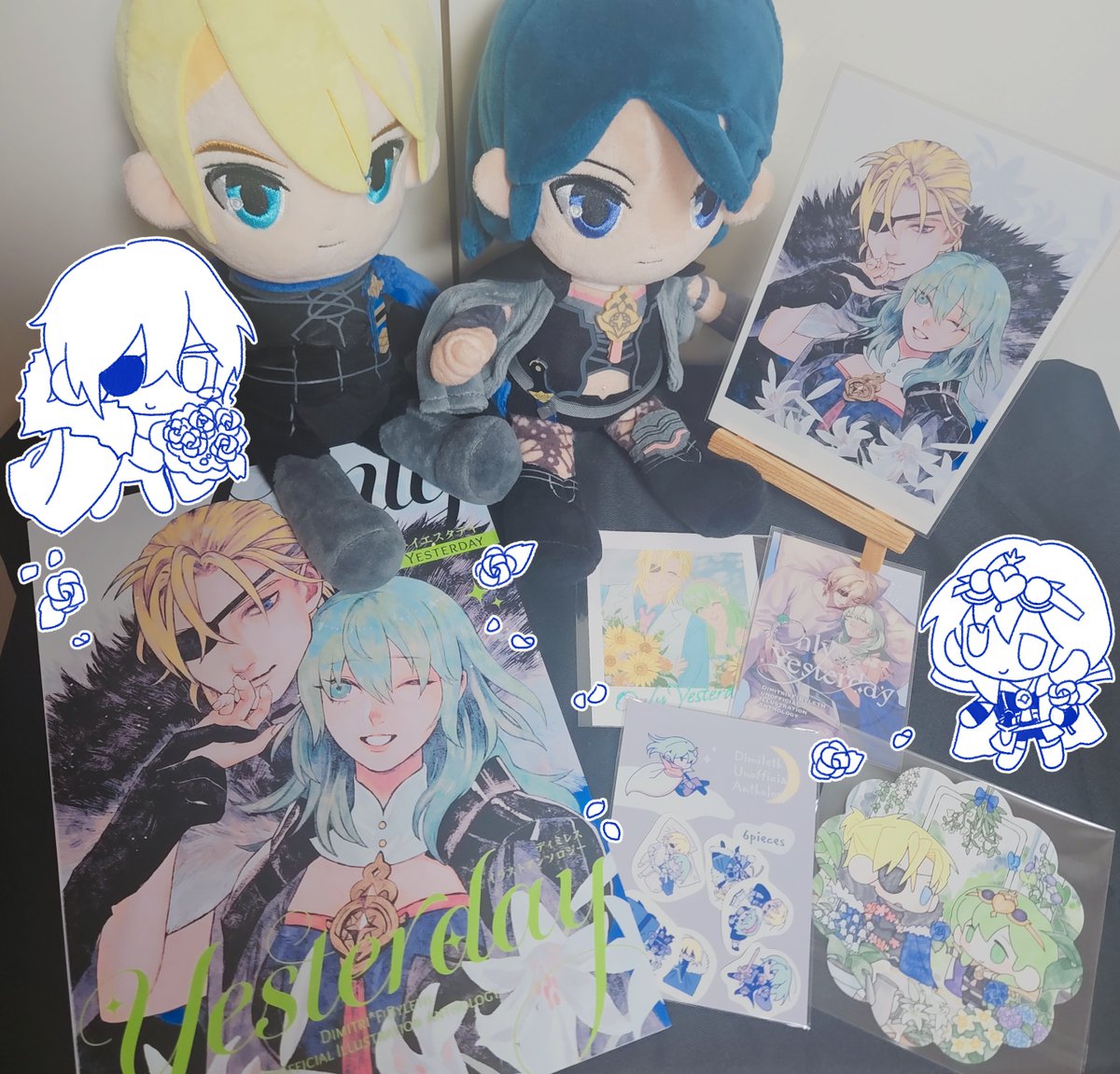 seza_Fe3h's tweet photo. 無事に本を受け取りました！
本当に最高のアンソロジーです……心から感謝いたします。 
「幸せ」を形にして本にしたら、きっとこれなんですね……！🥹💙💚✨

@OnlyYesterday_5 https://t.co/5Wpt822Wfe