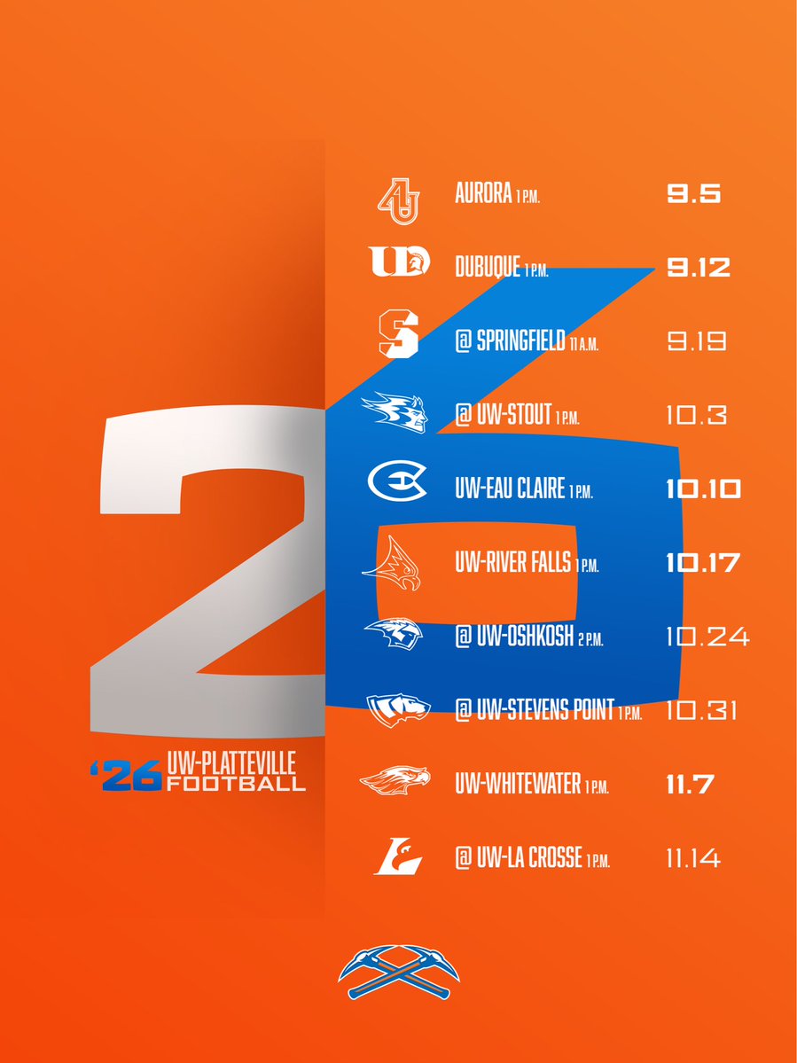UW-Platteville Football tweet media