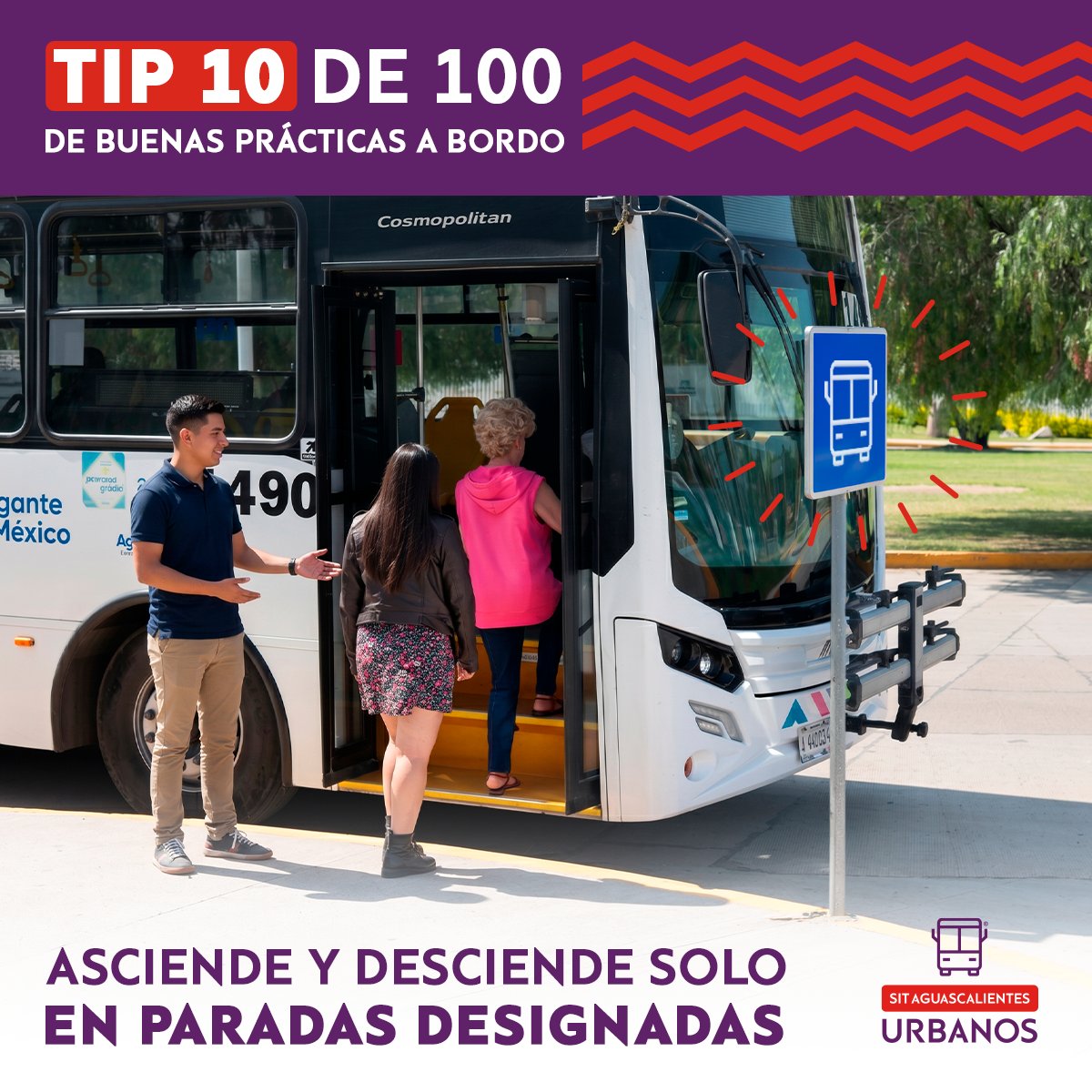 SIT_Ags's tweet photo. Cada trayecto funciona mejor cuando respetamos la forma en que nos movemos juntos. La cortesía también ayuda a que el viaje sea más ágil y ordenado. #SITAGUASCALIENTES https://t.co/9T4L3VZGph