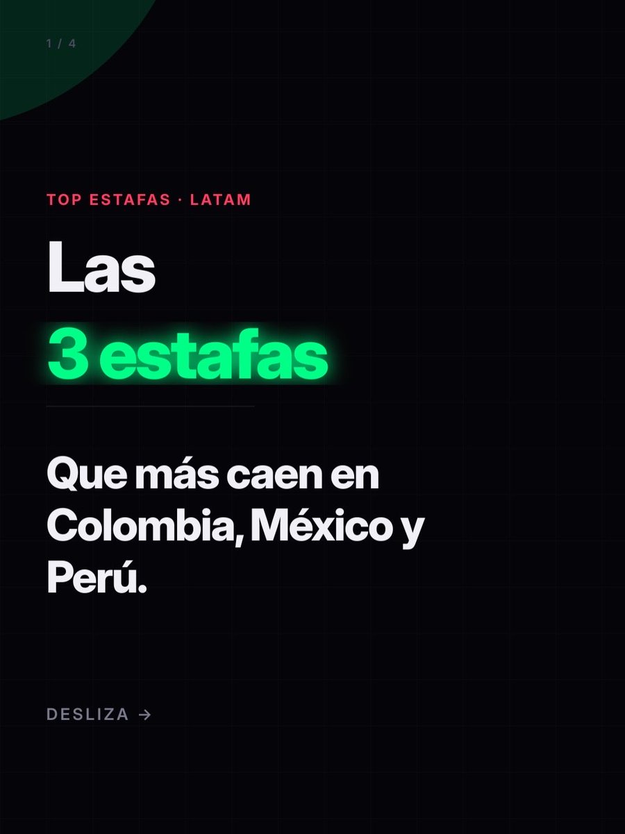Scamzeroapp's tweet photo. 1 de cada 3 personas en LATAM cae en estas estafas 👀 https://t.co/W7dLS5Vdsk
