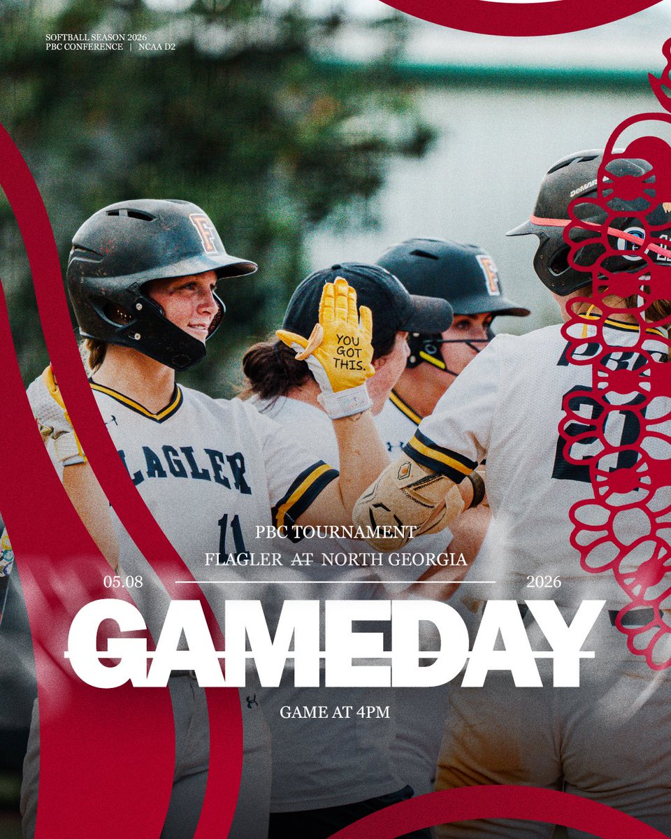 FlaglerSports's tweet photo. Tournament time🕺

#GoSaints x @FlaglerSoftball https://t.co/wNlZbFOPBN