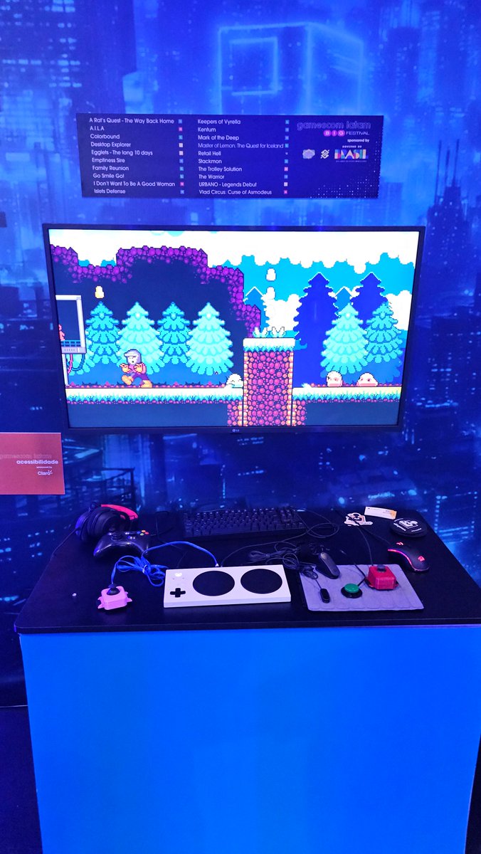 goslimeygo's tweet photo. Seeing players fully engaged with Go Slimey Go! at @gamescomlatam  was unforgettable. 

Seeing our game featured by @AbleGamersBR as an accessibility example made it even more special. 

Being a finalist @BIG_Festival  is already opening doors we never imagined. 💚 https://t.co/Uxajs8T9kV