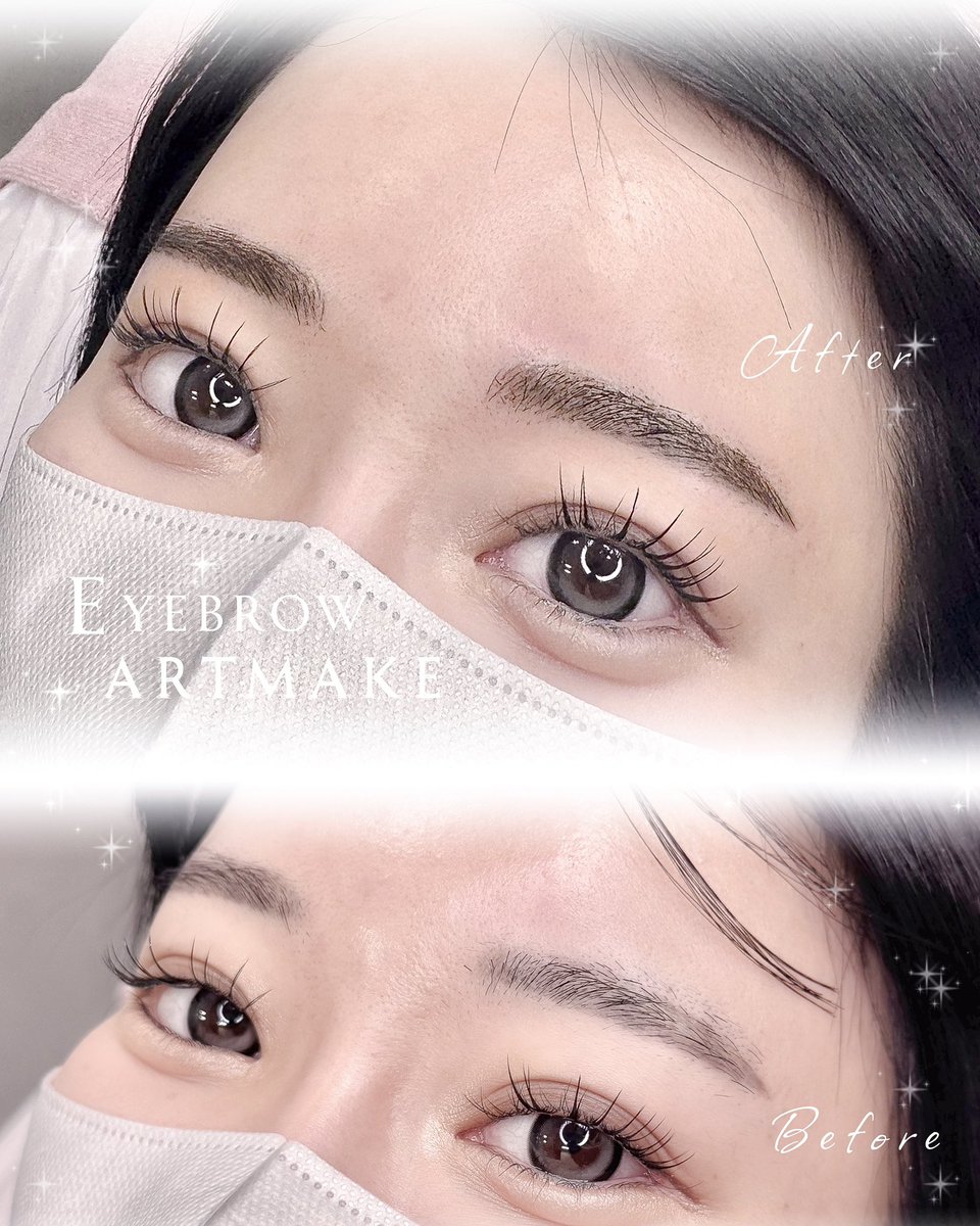 ♛⁎ Eyebrow Artmake ♛⁎ 🐇眉アートメイク リタッチ