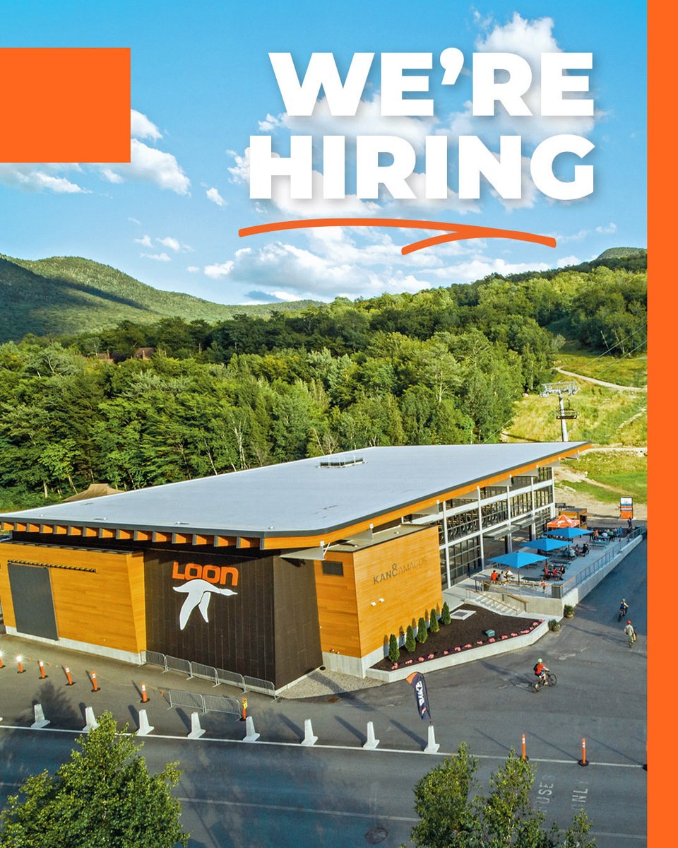 loonmtn's tweet photo. Reasons to work at Loon:

1.) White Mountain views for your office
2.) Gondola commutes > traffic commutes
3.) Summer Fridays that end at the Bike Park

We could go on…
see open positions:
https://t.co/He6wNW2xHQ https://t.co/EdGx51iC51