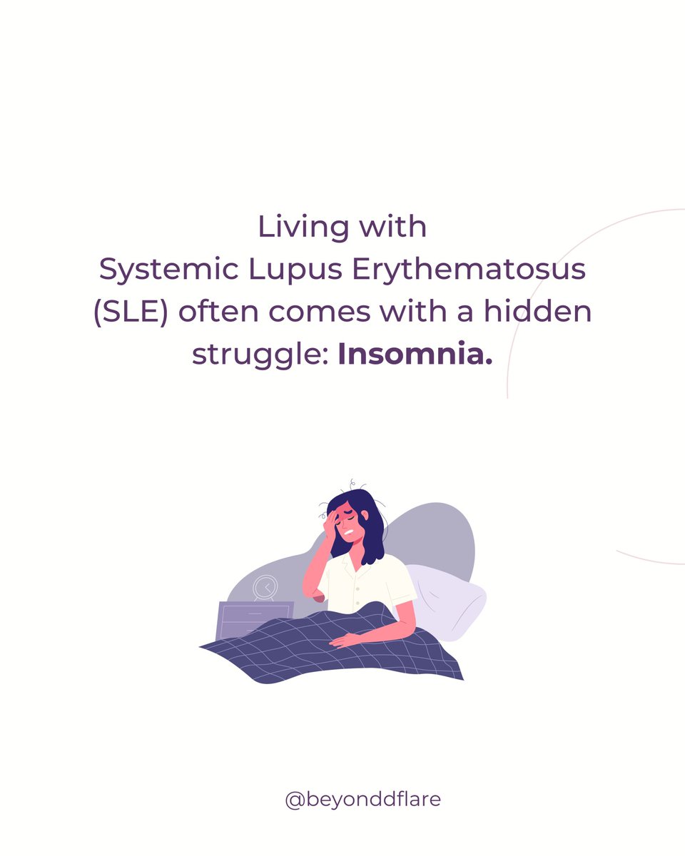 beyonddflare's tweet photo. Sleep struggles are incredibly common in lupus, yet many people suffer silently.
Pain, inflammation, stress, medications, and fatigue can all affect sleep quality and make everyday life harder.

#LupusAwareness #LupusFatigue #ChronicIllness #InvisibleIllness https://t.co/PwawUosCZL