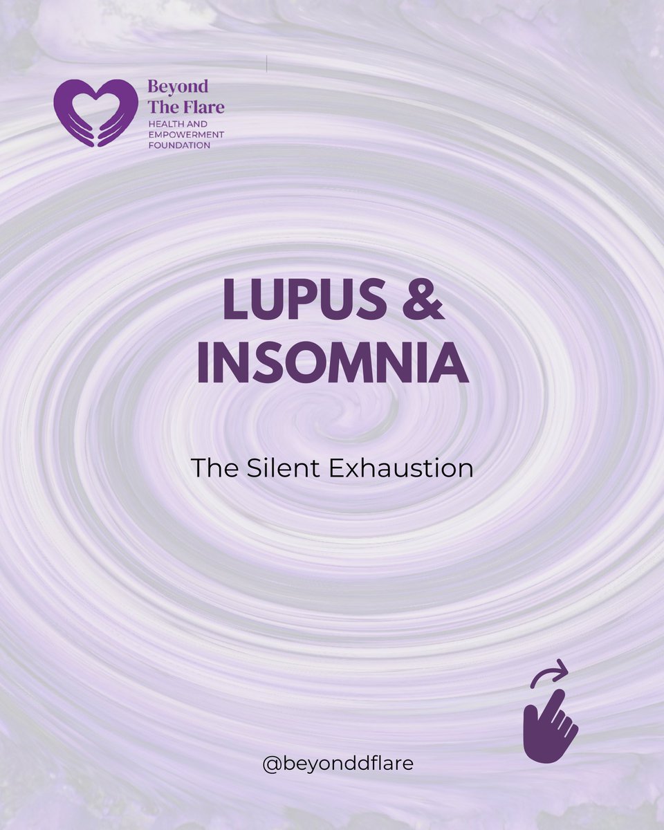 beyonddflare's tweet photo. Sleep struggles are incredibly common in lupus, yet many people suffer silently.
Pain, inflammation, stress, medications, and fatigue can all affect sleep quality and make everyday life harder.

#LupusAwareness #LupusFatigue #ChronicIllness #InvisibleIllness https://t.co/PwawUosCZL