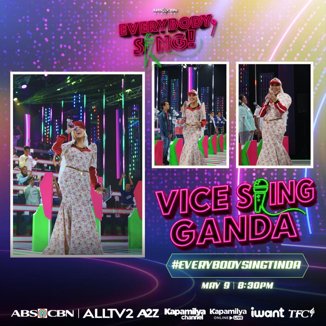everybodysingph's tweet photo. EVERYBODY! Don't forget to use our official hashtag for tonight: #EverybodySingTinda

⏰ Saturdays &amp; Sunday | 8:30pm
📺 ABS-CBN on ALLTV2, Kapamilya Channel, Kapamilya Online Live, A2Z, iWant, and TFC https://t.co/uDOBx48SFG