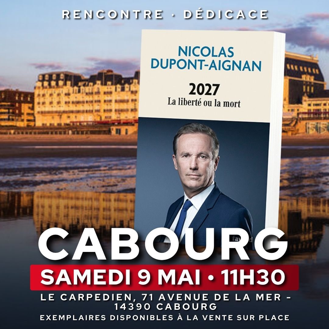 Tous à la manif à Paris demain organisée par Philippot pour la sortie de l' UE à l'occasion de la Journée de l' Europe sauf si vous êtes à Cabourg où Dupont-Aignan dédicacera son livre qui explique justement pourquoi il faut sortir de l' UE