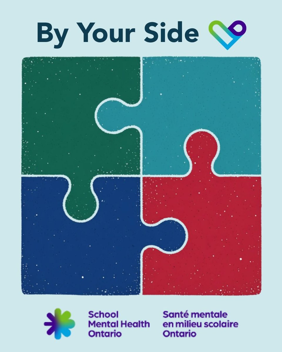 SW_PublicHealth's tweet photo. We’re excited to share School Mental Health Ontario’s By Your Side, a free online resource hub for Ontario parents/caregivers, designed to support mental health learning and well-being for every family. 
🔗https://t.co/4nkvHgHwG2
🧩@smho_smso @LDCSB @TVDSB @MLHealthUnit https://t.co/t4AocFYjsD