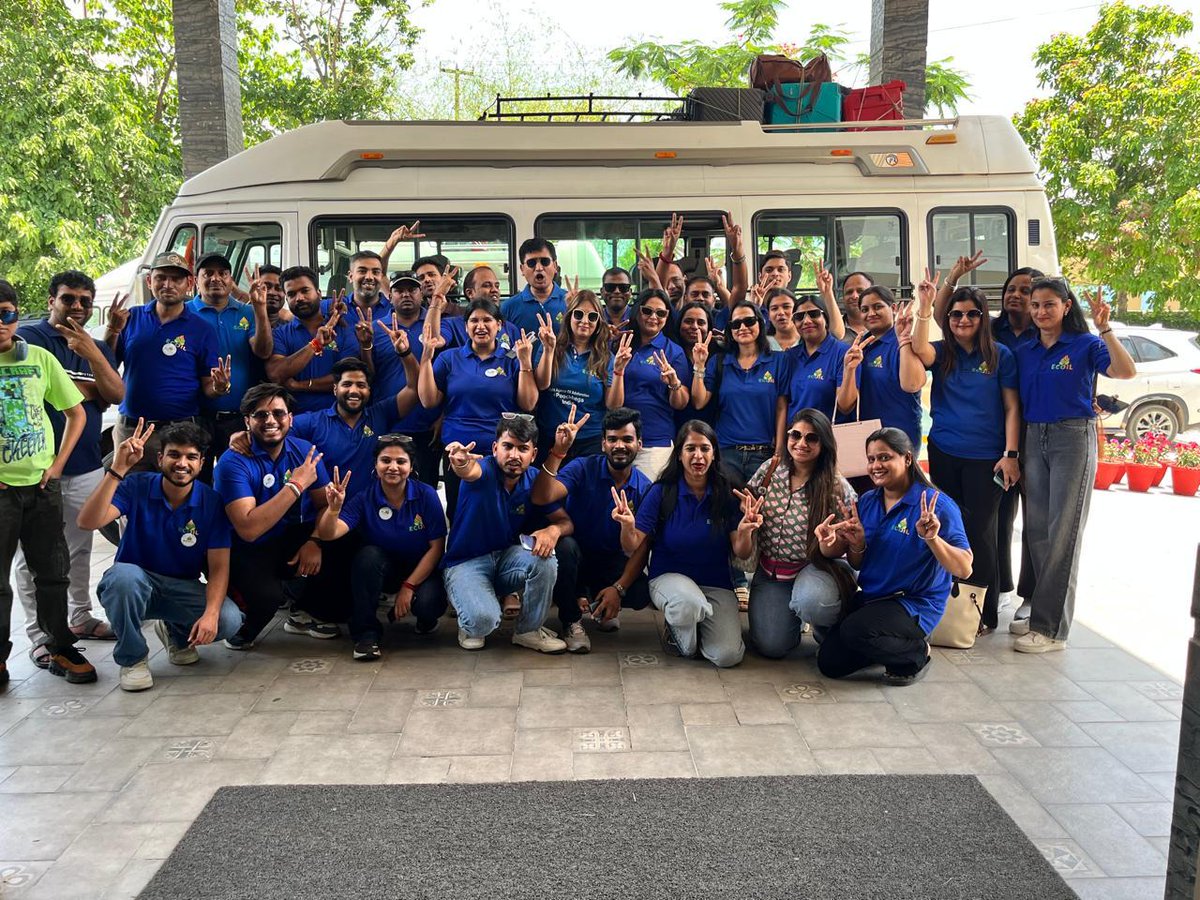 EcoilEnergy's tweet photo. Still not over our Jim Corbett getaway 🌿✨
Late-night games, safari adventures, team bonding &amp; lots of laughter — memories we’ll be talking about for a long time 💚

For a remote-first team, moments like these bring us even closer.

The vibes are fresh, and so is the motivation! https://t.co/CSlKJp4gDC