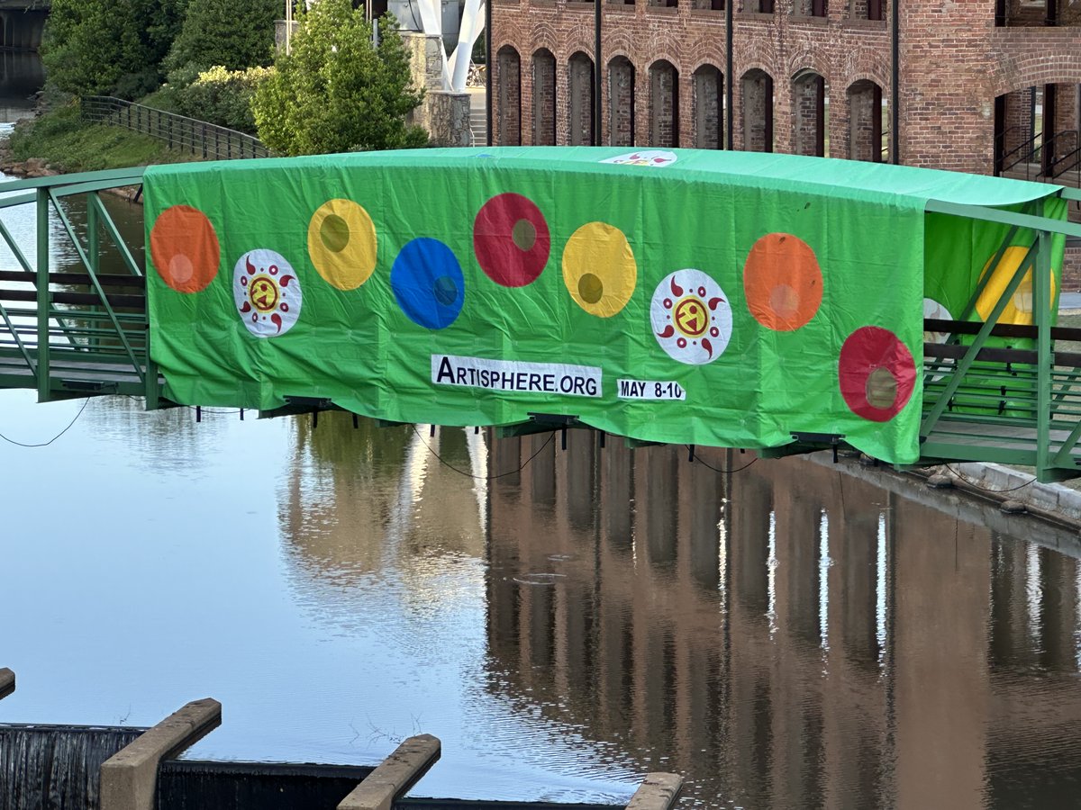 UpstateInt_SC's tweet photo. @artisphereorg  Friday, May 8 til Sunday, May 10 Downtown, South  Main Street, Greenville, SC. Walk, talk, discover, and support an artist. https://t.co/ydtWG8VNZK