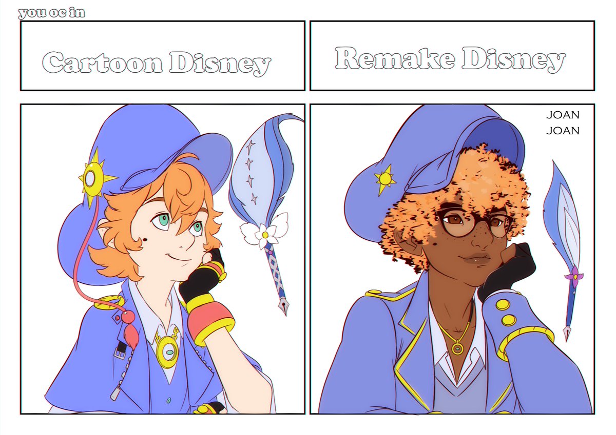 I did this because of the meme, but I love both versions; they would have my approval.
