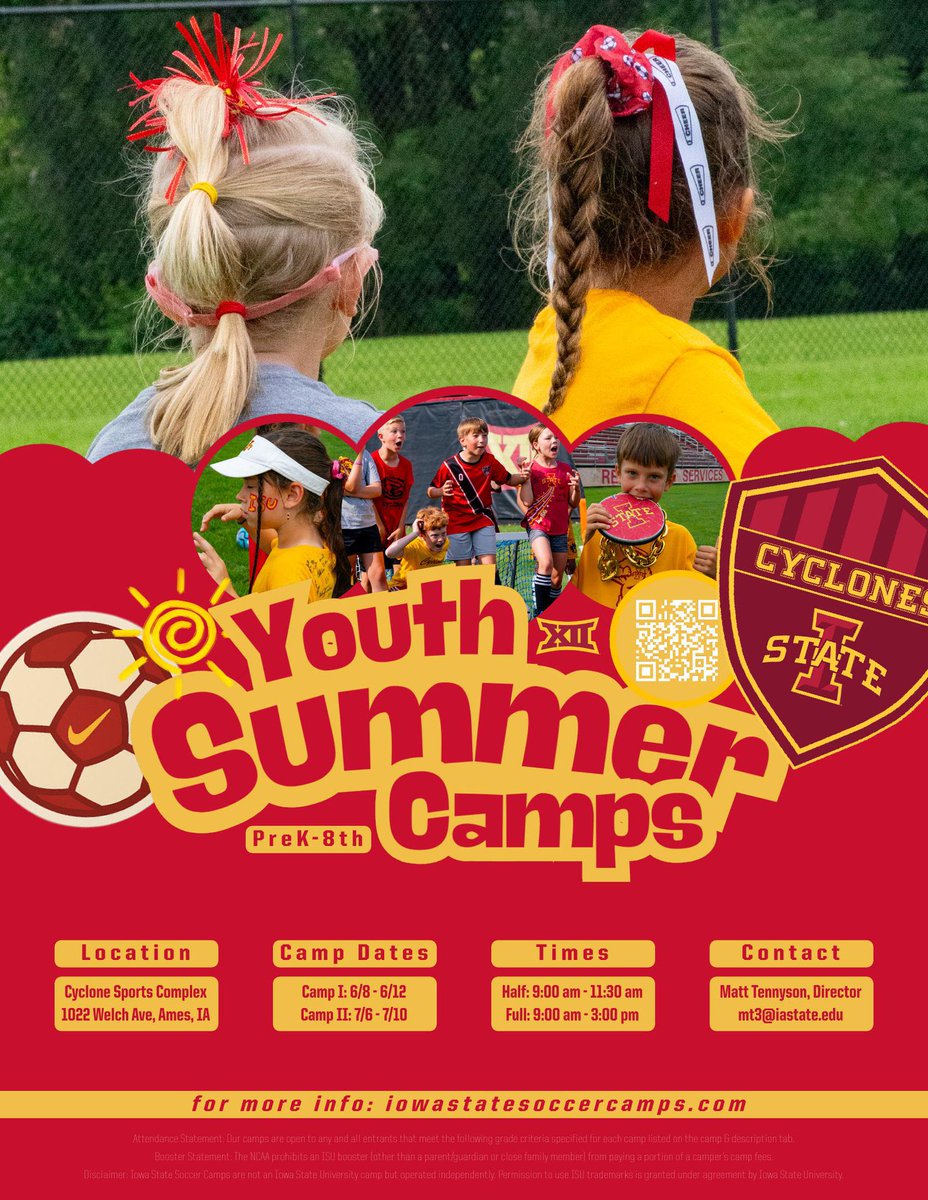 Iowa State Soccer Camps tweet media