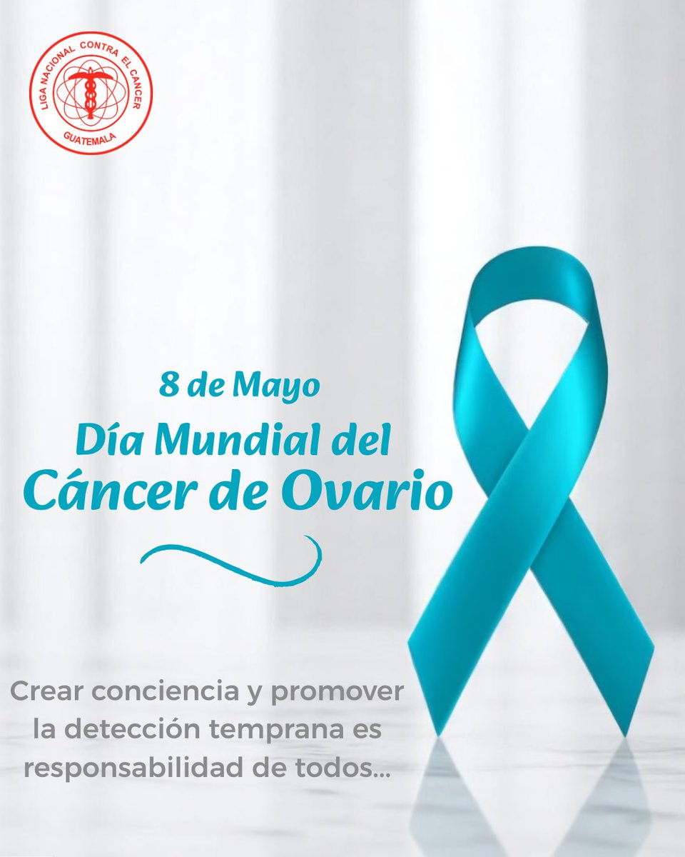 IncanGuatemala's tweet photo. Día Mundial Cáncer de Ovario

Hoy conmemoramos el Día Mundial del Cáncer de Ovario. Nos solidarizamos con las mujeres que padecen este tipo de cáncer, especialmente con nuestras pacientes a quienes les reiteramos que #NoEstánSolas

#INCANGT #LigaCáncerGuate #JuntosSalvandoVidas https://t.co/EHzqdy8aSR