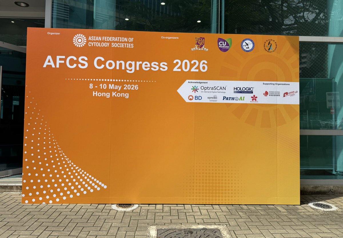 hkiap1986's tweet photo. The #AFCS2026 inauguration was a resounding success! 🎉 Special thanks to the HK Tourism Board @discoverhk for the incredible support, our amazing speakers for their wisdom, and our attendees for joining the birth of this new era in cytology 🎉 https://t.co/iEdNzNVnCg