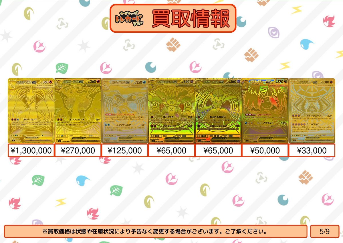 ポケモンカード買取情報】【MUR】 メガサーナイトex ¥65,000