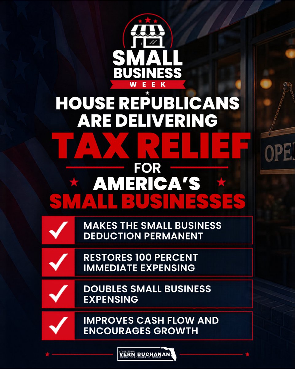 Image for the Tweet beginning: Small businesses power the American