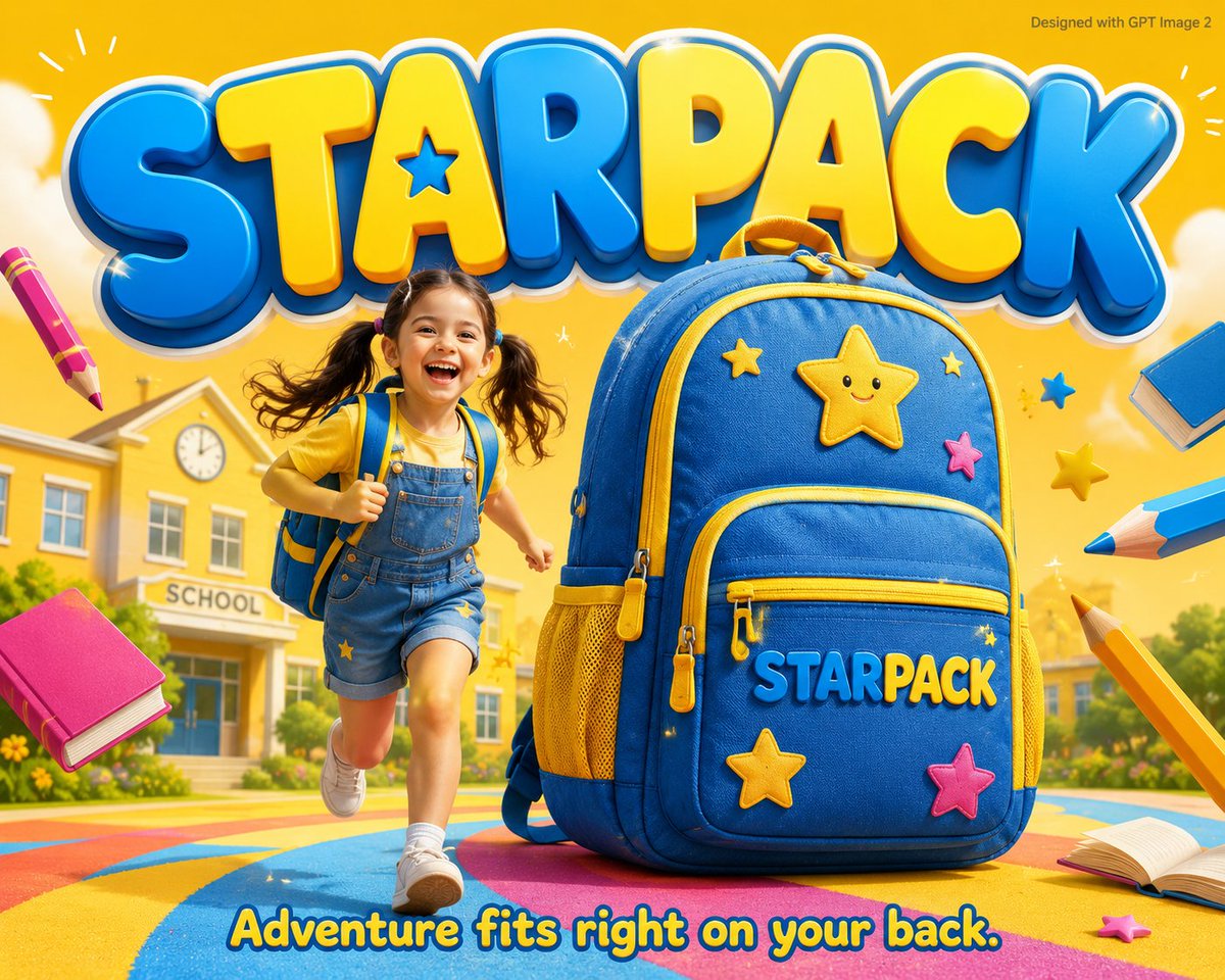 School Commercial Kids Advertisement Poster