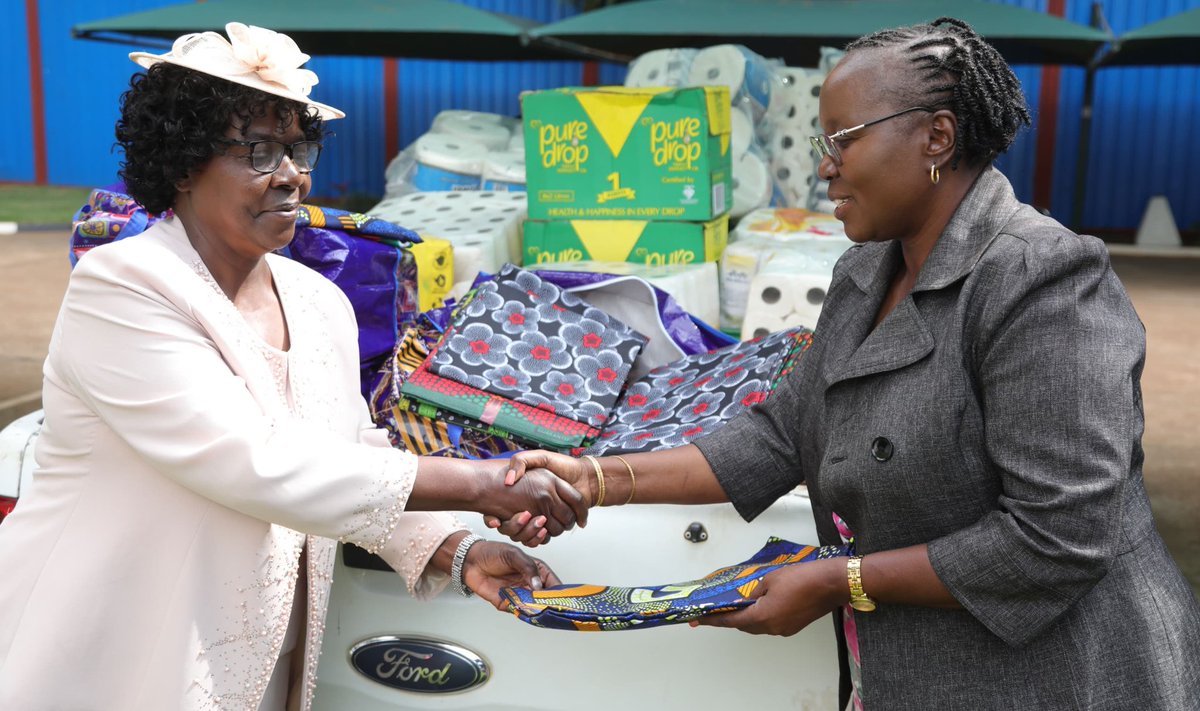 ZimFirstLady's tweet photo. The Apostolic Faith Mission of Zimbabwe has extended its support to the Angel of Hope Foundation through a kind donation of food items, toiletries and wrappers to assist vulnerable communities. 

This spirit of partnership strengthens our ongoing efforts to complement Government programmes and uplift those in need across the country.