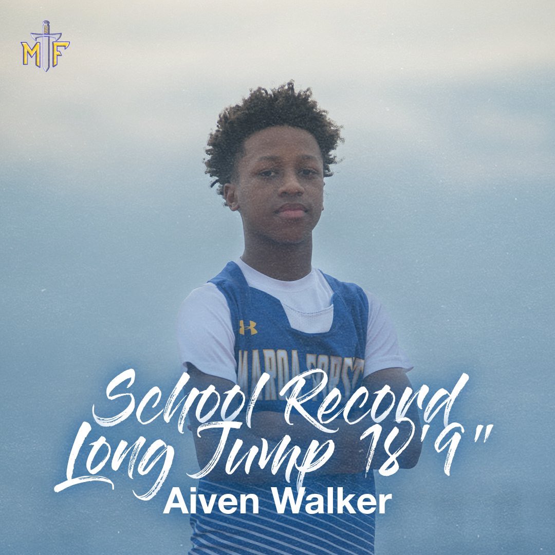 MFMSTF's tweet photo. 🚨SCHOOL RECORD x2🚨

🏃🏾Aiven edges out the 20-year old record by a quarter of an inch! OKAW Conference Champ

🏃🏻‍♂️Reid takes down his 3rd record of the season. OKAW Conference Runner-Up

Both boys with new Personal Bests and stellar performances

#ExcellencePride #WeAreAllTrojans https://t.co/psuCpR9iJ4