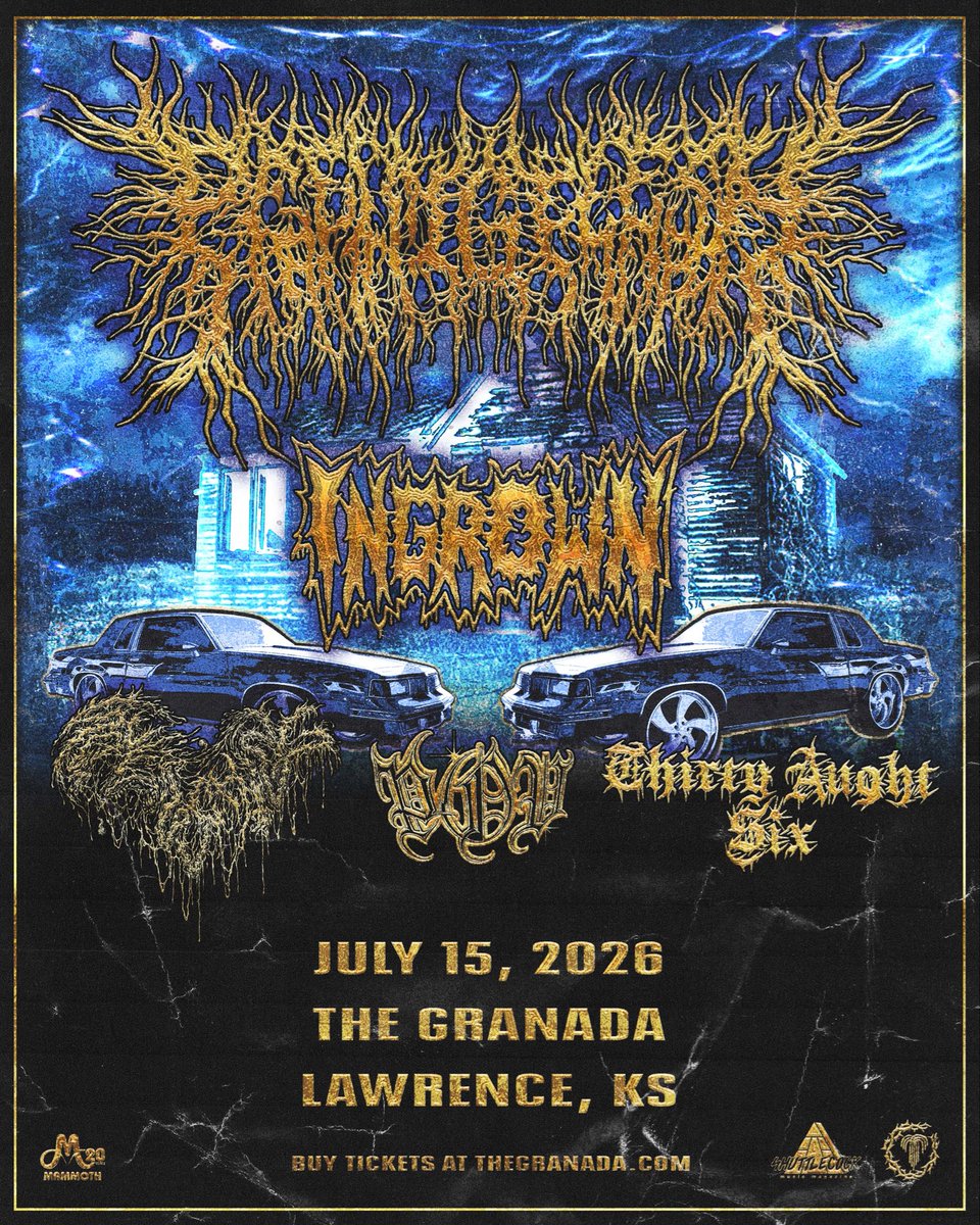 theGranada's tweet photo. Just announced! @peelingfleshok is coming to The Granada on July 15th with @ingrownhc , Squelching, POV, and Thirty Aught Six. Tickets are on sale now! 💀

🎫Tickets at https://t.co/nqbURQ4DV9 or at our box office located at Lucia https://t.co/5kDWYiwvcy