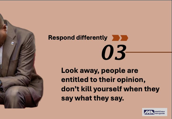 matthewawujo4's tweet photo. Respond, Don't Retaliate. https://t.co/oyMxlOPYDe