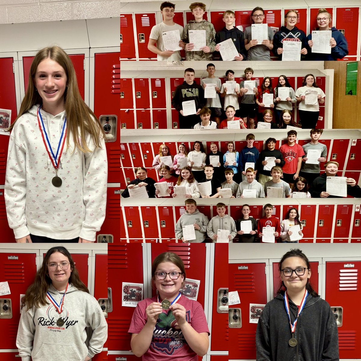 stigner71's tweet photo. CONGRATS to ALL of my 7th Grade ELA students (over 40), that met their Reading Log goal of 10-20 books!!!👏📚🎉 CONGRATS to Katherine Hill, Kaleigh Bowers, Daisy Thompson, and Briel Lasko for earning a reading medal and a Canes lunch for reaching 20+ books this year Aug-May!🏅📚 https://t.co/X9x5fyVWrL