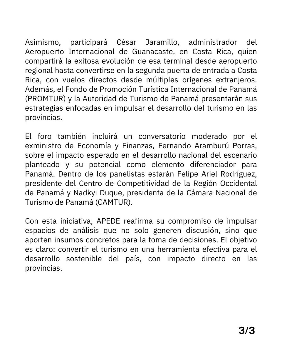 APEDE tweet media