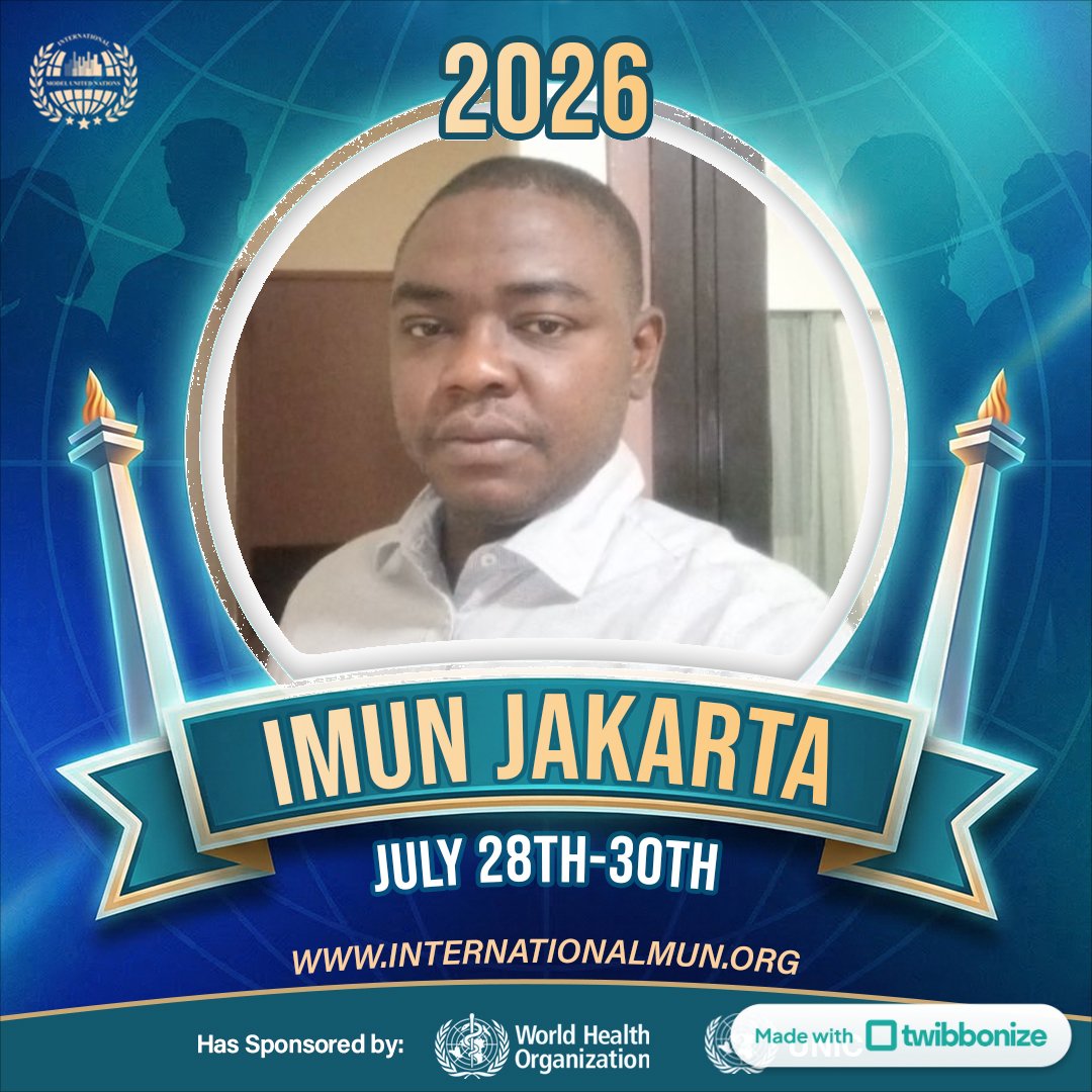 Toteephraim's tweet photo. Fier de rejoindre l'International Model United Nations en tant qu'Ambassadeur de Campus ! 🌍✨ Prêt à promouvoir le leadership et la diplomatie auprès de la jeunesse. 🚀
Rejoignez l'aventure ici : https://t.co/pLL7KJzFKy
@imunofficial #IMUN #Leadership https://t.co/k7V9QzSGUR