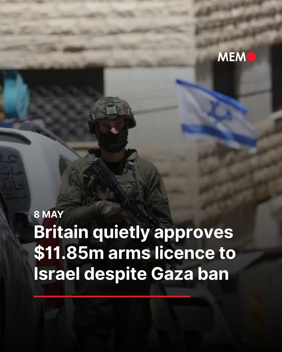 The UK Department for Business and Trade (DBT) has granted two new licences for the export of military equipment to Israel, including an £8.7 ($11.85) million licence covering “components and technology for targeting equipment”, the Campaign Against Arms Trade (CAAT) has