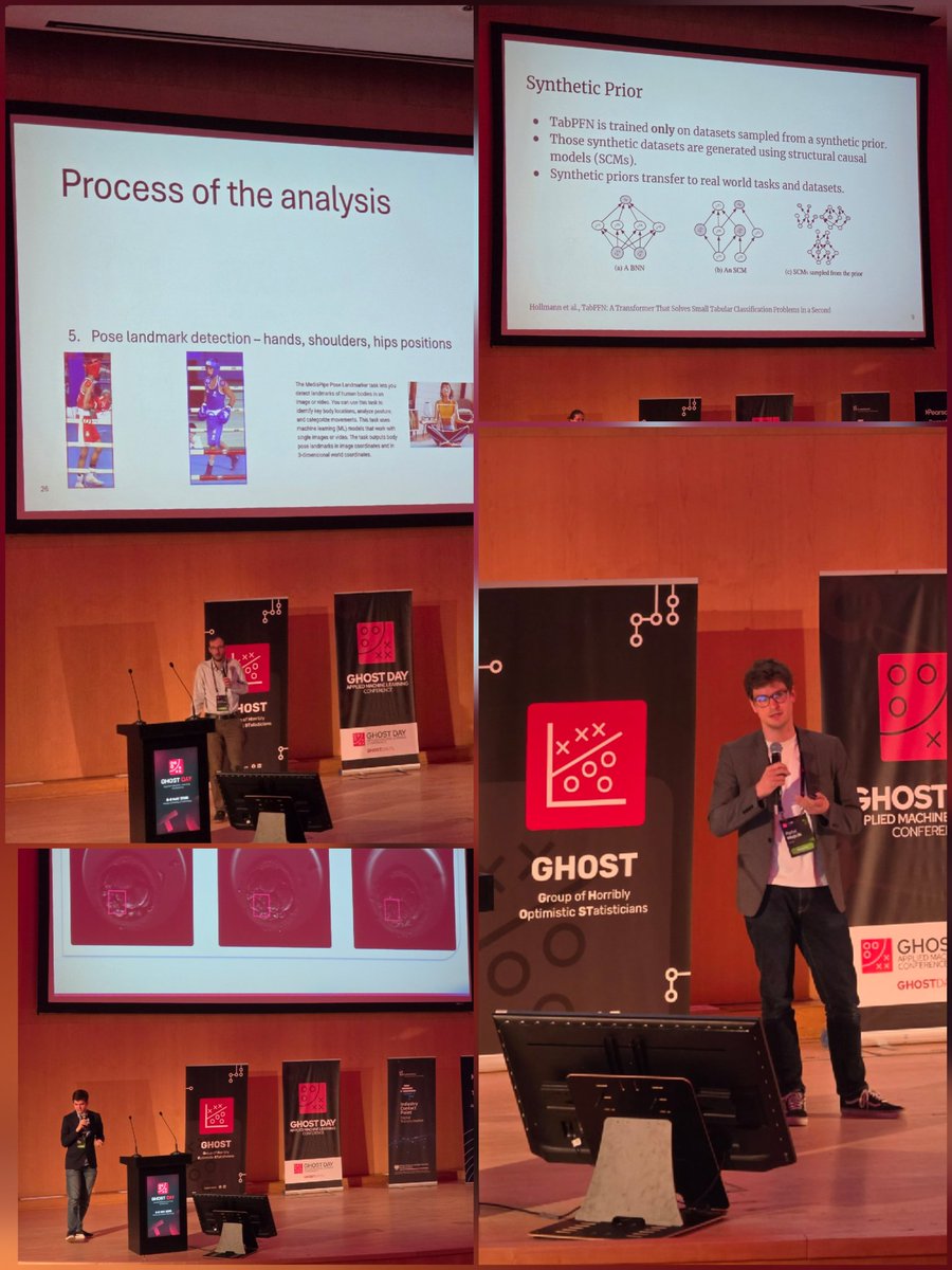 jakub_bilski's tweet photo. Lightning Talks are always one of the best parts of GHOST Day: AMLC. 🔴👻

A few minutes, straight to the point, no unnecessary slides - just researchers, engineers and AI enthusiasts presenting results of their work, experiments and ideas.

It’s a unique opportunity to share your research or project with the community, get noticed and inspire others. Sometimes the most interesting ideas come from the shortest talks.

@ghostdayamlc