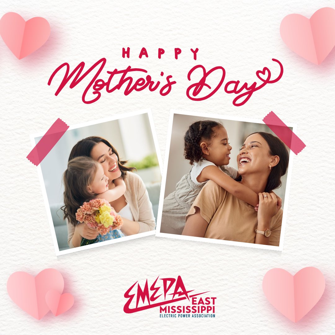 EMEPA's tweet photo. To every mom in our cooperative family — thank you for all you do! You're the heart of the homes we're proud to power, and today we're celebrating YOU. Wishing you a Mother's Day filled with warmth, rest and all the good things! ❤️ https://t.co/OBa173ECjU