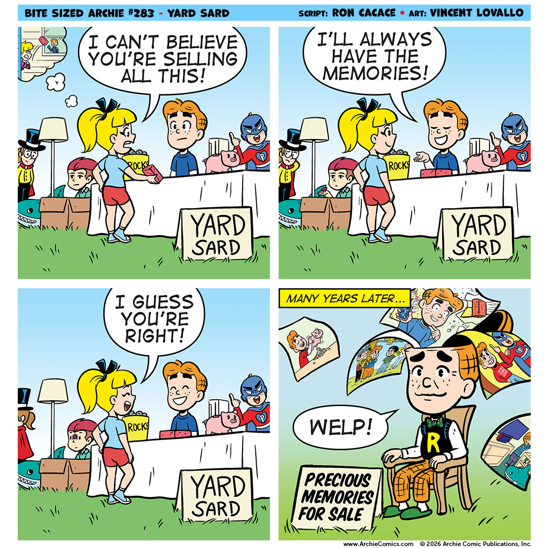 ArchieComics's tweet photo. Mind management. #BiteSizedArchie https://t.co/dWd1pRK2yH