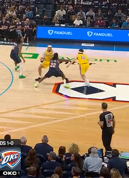 no wonder austin reaves was pissed at the refs

id be mad too if defenders were just allowed to grab my off-hand so i couldnt use a screen