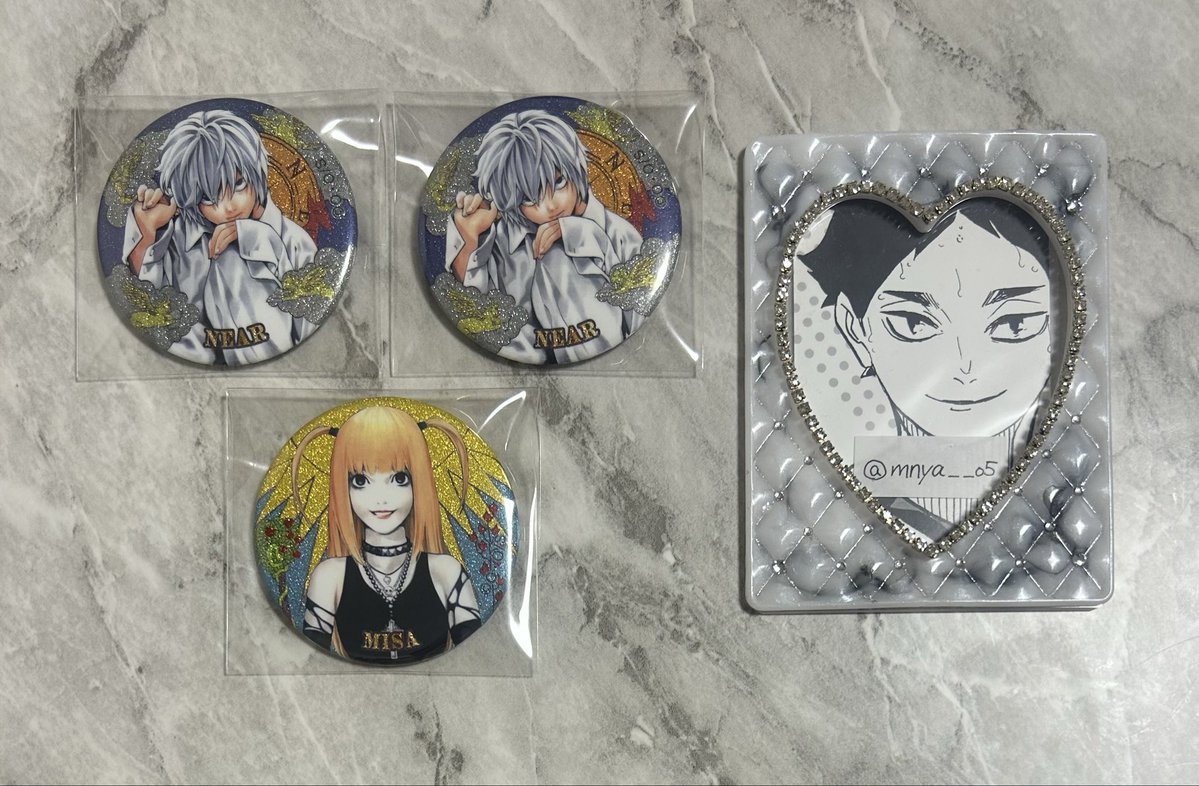 𓊆 デスノート グリッター 缶バッジ タロットカード POPUP 交換 買取