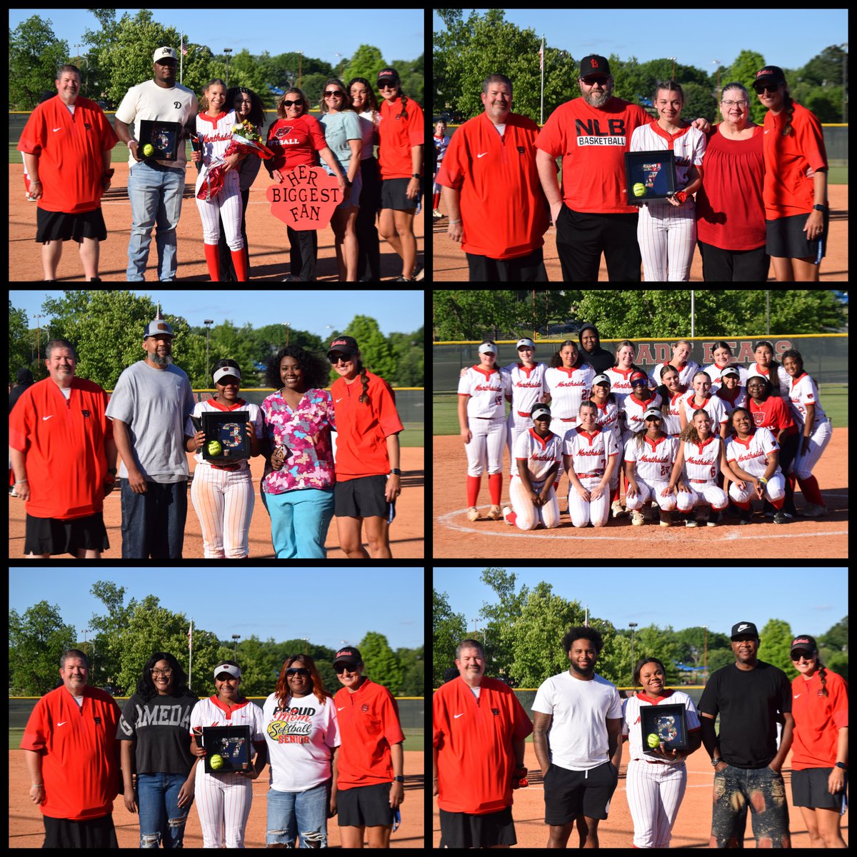 NLB_Softball's tweet photo. Thank you, Seniors! ❤️🐻🥎 #NLBSoftball #Steadfast #FSPSAA https://t.co/yPNGrOsTVJ
