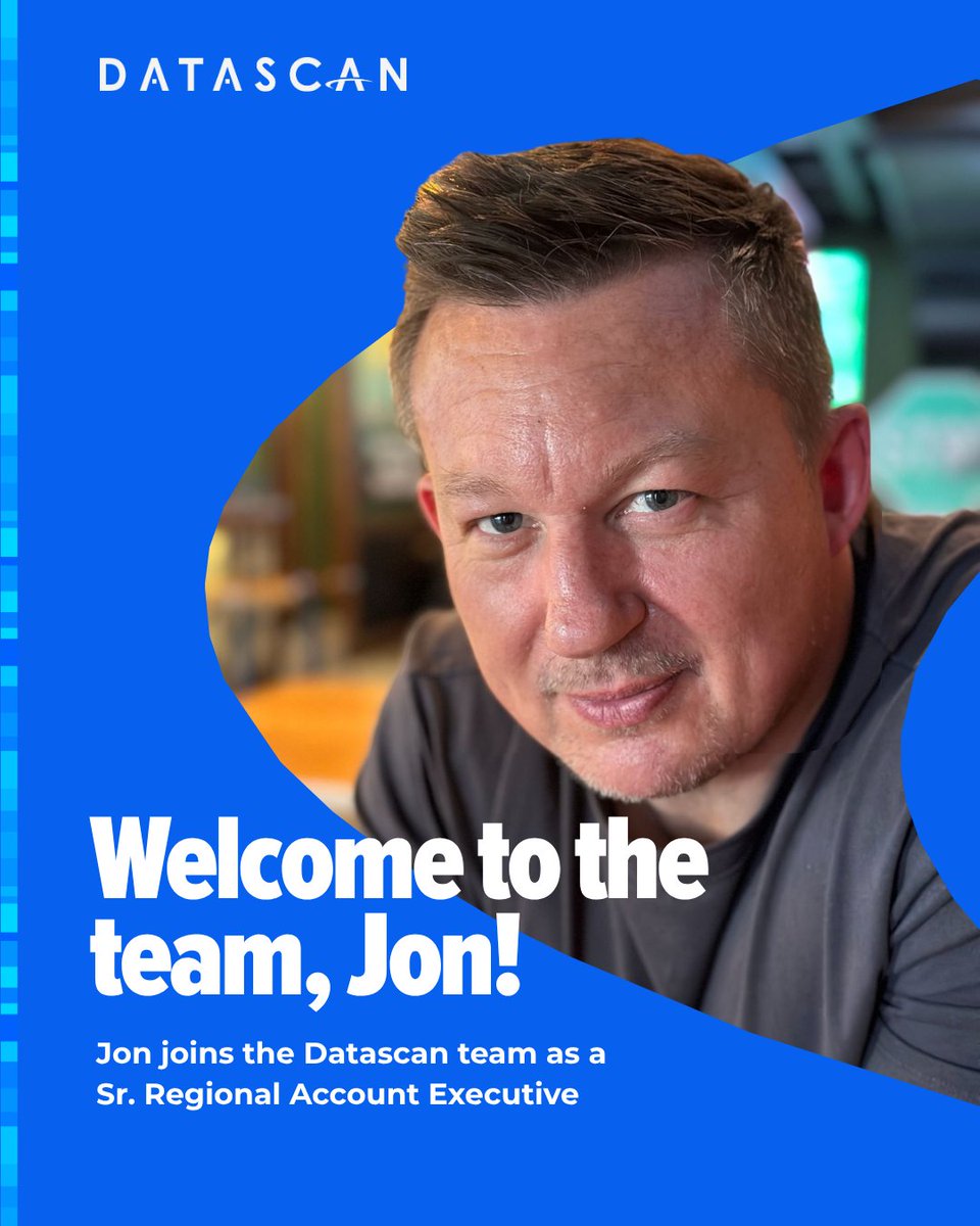 DatascanCounts's tweet photo. We’re excited to welcome Jon to Datascan.

With a strong background in RFID and inventory technology, Jon brings valuable industry expertise as we continue helping retailers and warehouses strengthen inventory integrity through smarter solutions.

Welcome to the team, Jon! https://t.co/Iaj7kLmNJc
