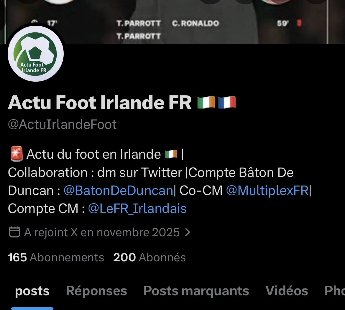 Actu Foot Irlande FR 🇮🇪🇫🇷 tweet media