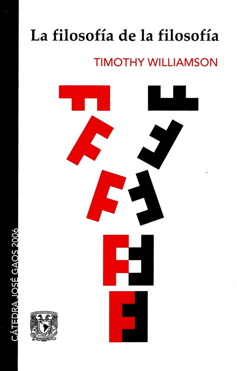 La filosofía de la filosofía.

Autor: Timothy Williamson
Temática: Filosofía
Editorial: UNAM
Link: acortar.link/EneAi1
Apóyanos en: paypal.me/LibrosCultura1…