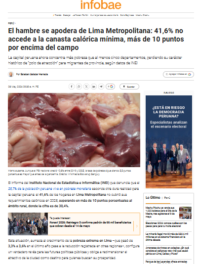 <a href="/tuestadavid/">David Tuesta</a> Crecer es importante, que duda cabe; pero más importante es el desarrollo 
Crecer para que la clase media en Perú se reduzca mas que en toda Latinoamérica?
Crecer para que la riqueza producida por todos se concentre en 22% en e 0.1% mas rico, mas que en todo el mundo?